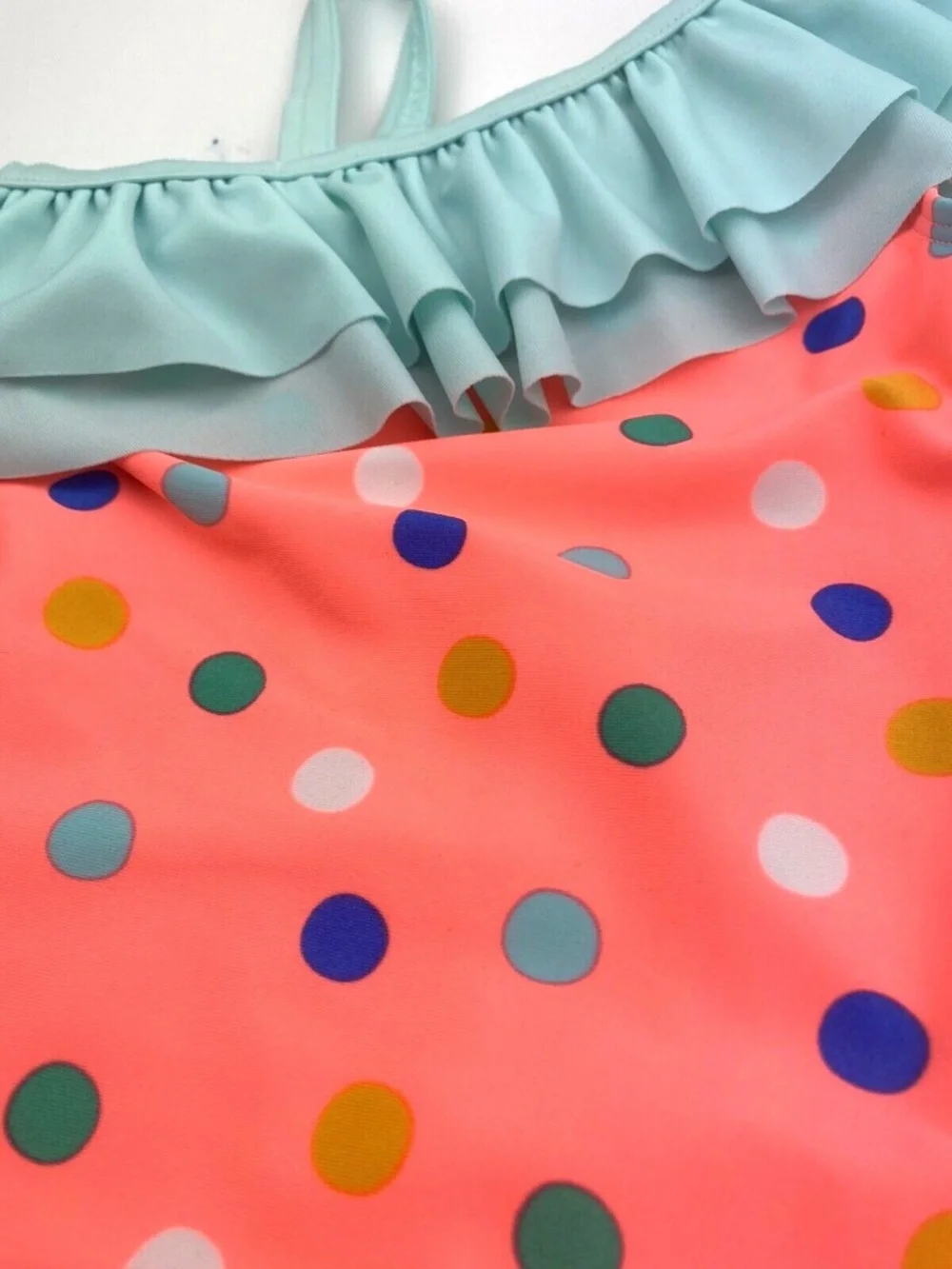 Cat & Jack Toddler Swimwear Bathing suit Size 2T Girl baby polka dot summer